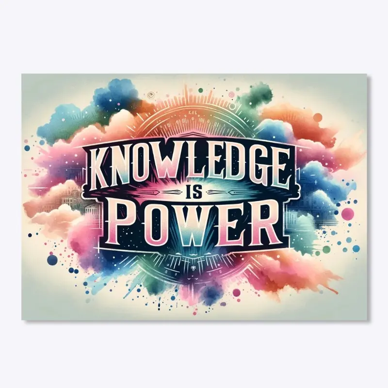 Knowledge Is Power Sticker 