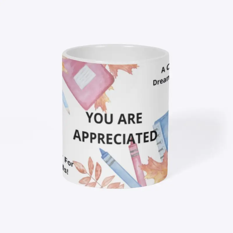 You Are Appreciated Teacher Design 